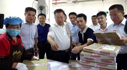 決勝脫貧攻堅 市委書記易鵬飛深入我縣調研紙制品銷售產(chǎn)業(yè)